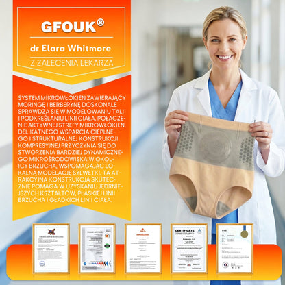 🔥🔥 GFOUK® 2026 Ulepszona Wersja Plus | ⚡ Spodenki spalające tłuszcz 4 w 1 z moringą, berberyną i modelującymi mikrocząsteczkami