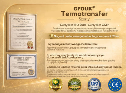 🔥🔥 GFOUK® 2026 Ulepszona Wersja Plus | ⚡ Spodenki spalające tłuszcz 4 w 1 z moringą, berberyną i modelującymi mikrocząsteczkami